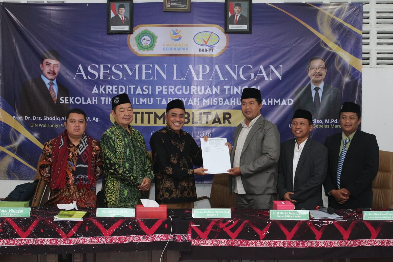 STIT Misbahudin Ahmad Blitar Sambut Asesmen Lapangan Akreditasi Perguruan Tinggi oleh BAN-PT